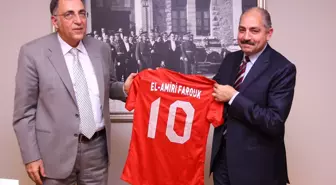 Mısır Spor Bakanı Farouk, Tff'yi Ziyaret Etti