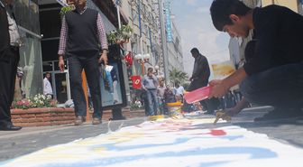 'Sanat Yolu' Etkinliğinde Renkli Görüntüler Oluştu