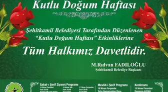 Şehitkamil Belediyesi'nden Kutlu Doğum Etkinlikleri