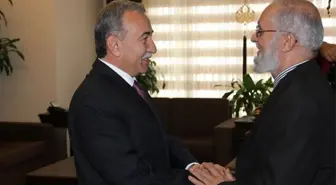 Ribat Eğitim Vakfı Onursal Başkanı Büyük Vali Büyük'ü Ziyaret Etti