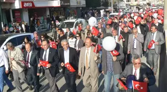 Bozüyük'te Ulusal Egemenlik Yürüyüşü