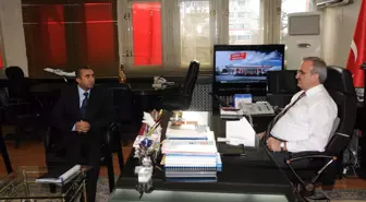 Vali Karaloğlu, Başkan Köroğlu'nu Kabul Etti