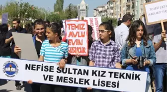 Meslek Liseleri Karaman'ı Temizliyor