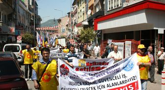 Çaycuma'da 1 Mayıs Coşkulu Kutlandı