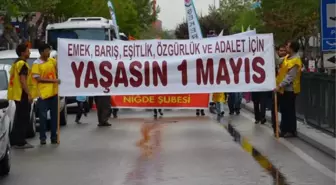 Niğde'de 1 Mayıs Kutlandı