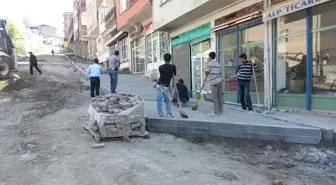 Gölköy'de Kaldırım Çalışmaları