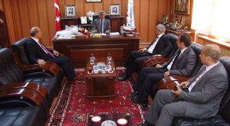 Şanlıurfa Vakıflar Bölge Müdürü Tüysüz'den Büyükaslan'a Ziyaret
