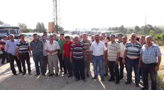 Silifke'de Minibis Şoförlerinin Protesto Eylemi