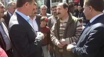 AK Parti Ağrı İl Teşkilatı'ndan Esnaf Ziyareti