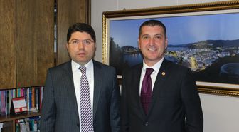 Bartın Gazeteciler ve Yazarlar Derneği Başkanı Çınçın'dan Milletvekili Tunç'a Ziyaret