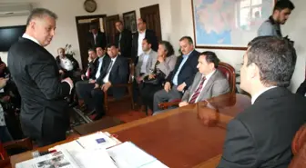 Devrek'in Yeni T So Başkanı ve Yönetim Kurulu Üyelerinden Kaymakam Afşin'e Ziyaret