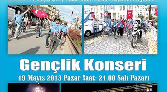 Ödemiş'te Belediye ve Gençlik Meclisi'nden 19 Mayıs Etkinlikleri