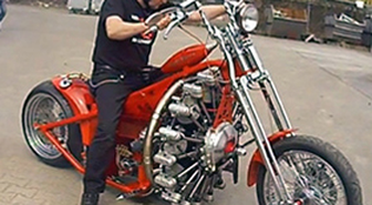 Dünyanın İlk Uçak Motorlu Motosikleti