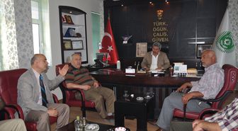 Esnaftan Başkan Temel'e Ziyaret