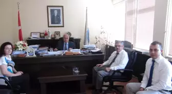 Tapu Personelinden Kaymakam Boyacı'ya Ziyaret