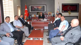 Başkan Kılçık, Tabak ve Yönetimini Makamında Kabul Etti