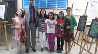 Öğrencilerden Karma Resim Sergisi