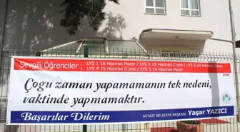 Akyazılı Öğrencilere Afişli Motivasyon