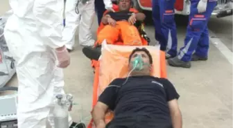 Uçakta 'Kimyasal Madde' Tatbikatı