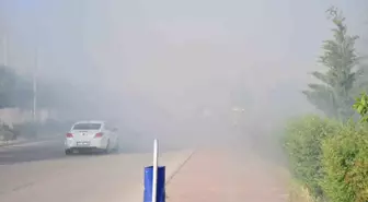 Kırıkkale'de Ot Yangını Zor Anlar Yaşattı