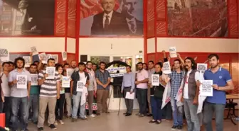 CHP'li Gençler İlçe Yönetimini Protesto Etti