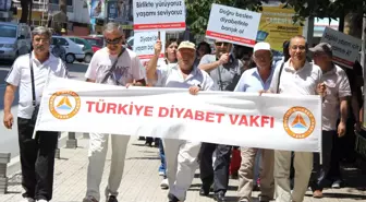 Samsun'da 'Diyabeti Durduralım' Yürüyüşü Düzenlendi