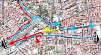 Alemdağ Caddesi Trafiğe Kapatıldı