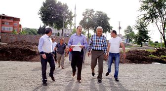 Döngel'e Şelaleli Sosyal Alan