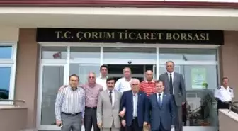 Eren'den Çorum Ticaret Borsası'na Ziyaret