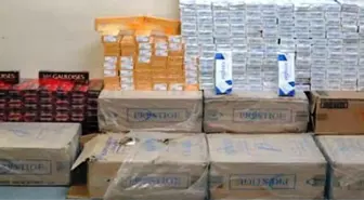 Şarkışla'da 21 Bin 369 Paket Gümrük Kaçağı Sigara İmha Edildi