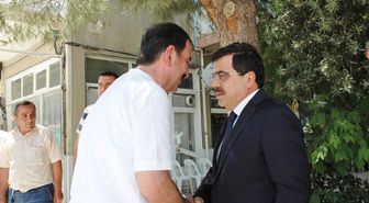 Vali Yılmaz'dan Eski Belediye Başkanına Taziye Ziyareti