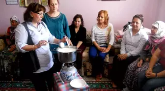 Erbeylili Kadınlar Pastörize Sütten Peynir Yaptı