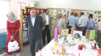 Tosya'da Özel Eğitim Sınıfı Öğrencilerinden Yıl Sonu Sergisi