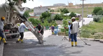 Besni Belediyesi, Beton Kaplama Çalışmalarına Hız Verdi