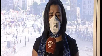 Lübnanlı Muhabirin Taksim'deki Zor Anları