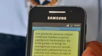 Emniyet Müdüründen Polise Sms ile Teşekkür