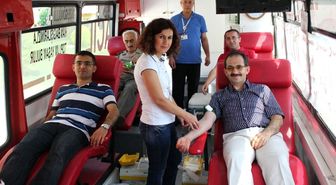 Yalova Orman İşletme Personelinden Kan Bağışı