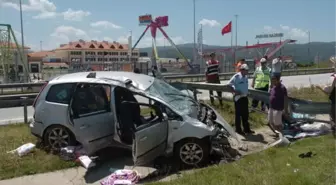 Almanya'dan Konya'ya Giderken Kaza Yaptılar