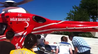 Piste İlk Ambulans Helikopter Bugün İndi