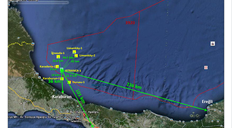Istranca-1 Deniz Kuyusu Sondajında Doğal Gaz test edildi