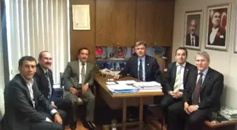 Zondef Başkan ve Yöneticileri Ali İhsan Köktürk'ü Ziyaret Etti