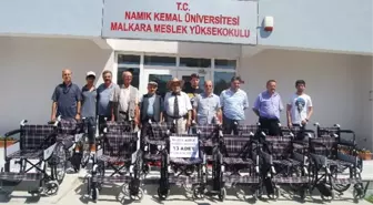 Plastik Kapak Toplama Kampayasında Toplanan 1660 Kg Kapak ile 13 Adet Tekerlekli Sandalye Alındı