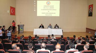İl Koordinasyon Kurulu ve İdare Şube Başkanları Toplantısı Gerçekleştirildi
