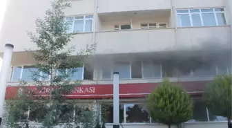 Ordu'da Bankada Yangın
