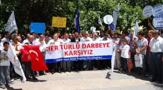 Mısır'daki Darbe Adıyaman'da Protesto Edildi