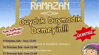 Kiraz Belediyesi'nden Her Salı Ramazan Eğlencesi