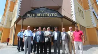 Başkan Küçükler Oltu'yu Ziyaret Etti