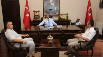 AK Parti Ordu Merkez İlçe Başkanı, Ordu Valisi'ni Makamında Ziyaret Etti