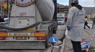 Beton Mikserinin Çarptığı Şahıs Öldü