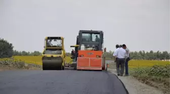 Canhıdır Köyü'nde Ki Sıcak Asfalt Çalışmalarında Sona